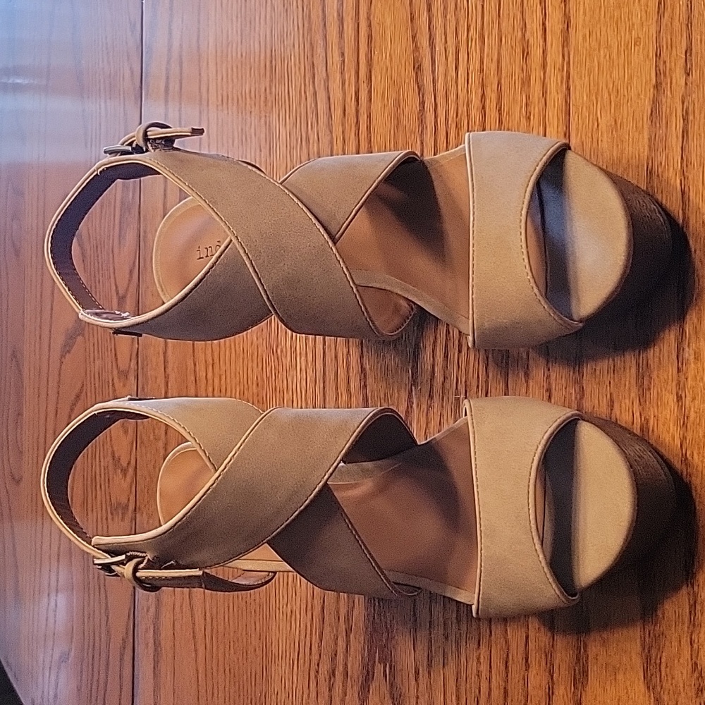 Indigo Suede Wedges
